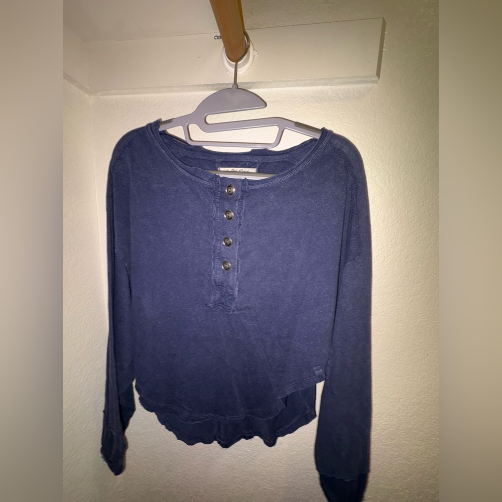 Free People Shirt with Open Sides